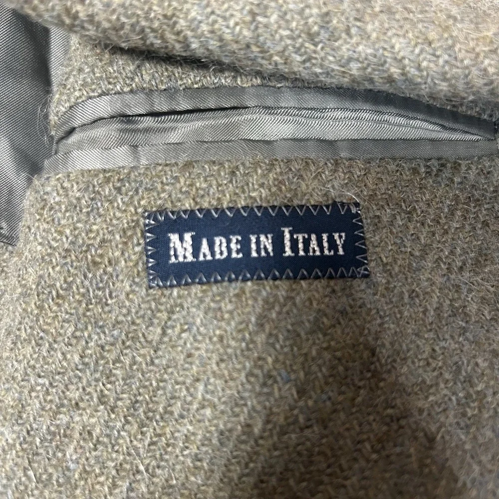 Vintage Ralph Lauren Polo Herringbone Blazer Sports‎ Coat Wool Tweed 42 S